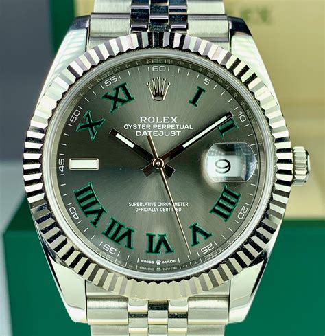 rolex datejust 41 wimbledon dial preis|rolex datejust 41 oystersteel.